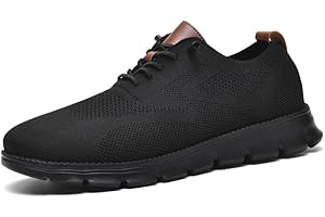RUFONE Breeze Schuhe für Herren, Oxfords, Schnürschuhe, leicht, lässig, Wanderschuhe, bequeme Anzugschuhe für Herren, Wearbreeze, Urban Schuhe für Herren, Netzstoff, Business-Schuhe
