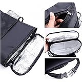 Auto Rücksitz Organizer Kühler Leichtes Aufbewahrungstasche mit mehreren Taschen für Outdoor-Reise Erhaltung Wärme und Kühlendes Getränk - 3