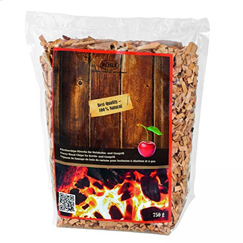 Rösle KS0330 RÖSLE Räucherchips Apfel, Buche, Kirsche und Hickory 4er-Set - 5