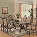Produktbild 7pc Formal Dining Table and Chairs Set in Brown Cherry Finish by Coaster Home Furnishings