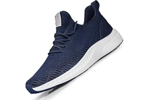 Feethit Turnschuhe Herren Laufschuhe Sportschuhe Sneaker rutschfeste Gummisohlen Leichte und Atmungsaktiv für Gehen
