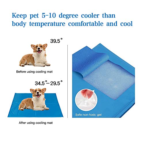 Seekavan-Tapis-Rafrachissant-pour-Animaux-Domestiques-Coussin-de-Refroidissement-Automatique-pour-Chien-Chat-Non-Toxique
