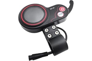 BHGYTEC Vorfaove QS-S4 48V-60V Thumb Throttle LCD Display Meter pour Zero 8 9 10 8X 10X Scooter éLectrique 6PIN Accessoires D'Affichage