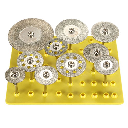 BABAN 10x 1/8'' Kreissägeblatt Sägeblatt Handsägeblatt Diamant-Trennscheibe Set Kreis Sägeblätter Scheiben Schleifen 2,35mm