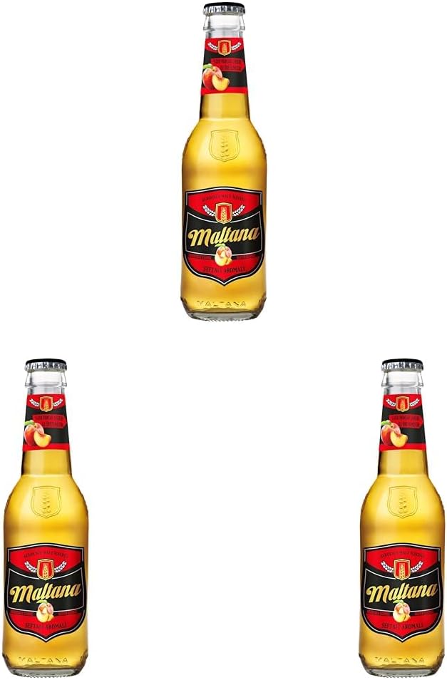 MALTANA Şeftali Aromalı Alkolsüz Malt İçecek 250 ml 3lü paket