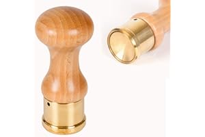 Verbania Shop Stampo in Ottone per Ravioli Tondo con ESPULSORE Automatico Diametro Ø 3,4 cm CAPPELLETTI, ANOLINI E Biscotti Cookie Stamp