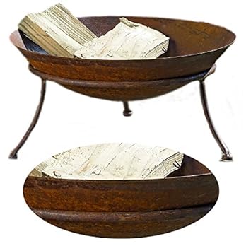 Ls Design Feuerschale Eisen Rost 47cm Pflanzschale Terrassenfeuer Feuerstelle Antik Style Ls Lebenstil
