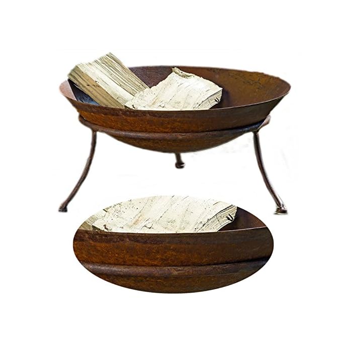 Ls Design Feuerschale Eisen Rost 47cm Pflanzschale Terrassenfeuer Feuerstelle Antik Style Ls Lebenstil