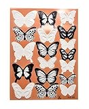SwirlColor 36 x 3D Schmetterlings-Kristall Dekor-Wand-Aufkleber-Dekor-Wandtattoos - 3