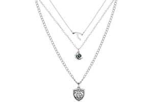 CRICIA Damskie naszyjniki Hope Mikaelson z „Wampiry: Dziedzictwo”, naszyjnik z rodzinnym herbem, wisiorek dla fanów, 3-warstwowy naszyjnik, zestaw, cosplay, biżuteria, łańcuszek na obojczyk