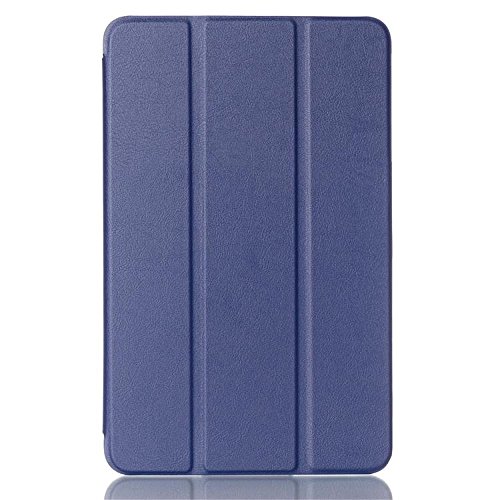 Samsung Galaxy Tab A6 10.1 Schutzhülle – Ultra Slim PU Leder Tasche Hülle für Samsung Galaxy Tab A (2016) SM-T580N/T585N 25,54 cm (10,1 Zoll) Smart Cover case mit Standfunktion (Dunkelblau) - 2