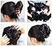 PRETTYSHOP Scrunchy Scrunchie Bun Up Do Hair Piece Hair Ribbon Ponytail Extensions Wavy Curly or Messy various/diverse colours (blond mix #86AT613)