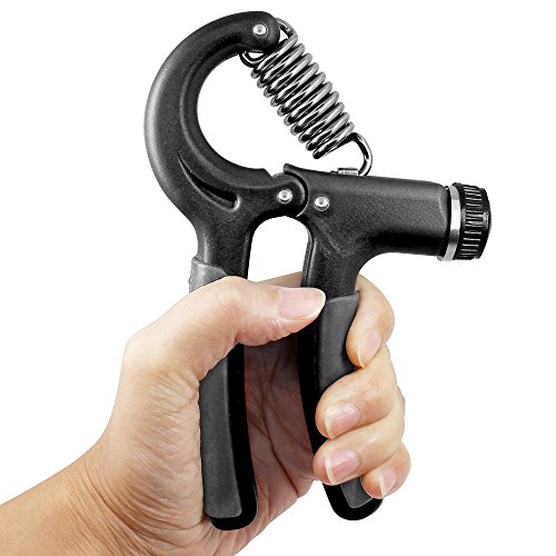 DLAND Handgriff des Stärkungsmittel im 2er-Pack Fitness Pinch Meter einstellbarem Widerstand 22-88 Lbs Arm Hand Gripper Exerciser-Anti-Rutsch - 2