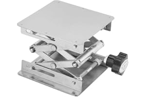 Wakects Scherenhubtisch, Hubtisch Werkstatt, Hebebühne für Labor, Scherenhebebühne aus Edelstahl, für Schulen, Forschungseinrichtungen, Laboratorien