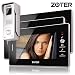 Produktbild Soter) Sicherheit® Wired 17,8 cm Zoll Draht Farbe Video Türsprechanlage Intercom 600TVL Silber Kamera mit 3 Innen-Monitore