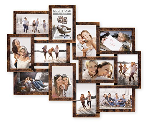 Eurographics PF-MULTI-12-04 Multiframe - 12 copper Collage-Bilderrahmen