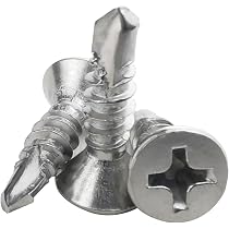 Viti autofilettanti inox 4,2 x 50 mm testa tonda - 200 pezzi