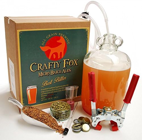 Crafty Fox 1 Gallon All Grain Starter Kit - Best Bitter