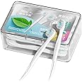 Azonee Mini Brushes - Disposable Mini Toothbrush with Toothpaste and Pick for Work or Travel - 20 Count (Mint Flavor)