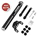 Produktbild WEINAS Luftpumpe 160PSI (11Bar) mini Fahrradpumpe Two-Way Gehäuse Duo-Kopf für aFranzösisches / Amerikanisches Ventil und Manometer  für Straßenfahrräder, Mountainbike, BMX-Fahrräder