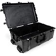 PELI 1650 Protective Shockproof Case for Photo and Drone Equipment, IP67 Watertight and Dustproof, 140L Capacity, Made in Germany, No Foam, Black