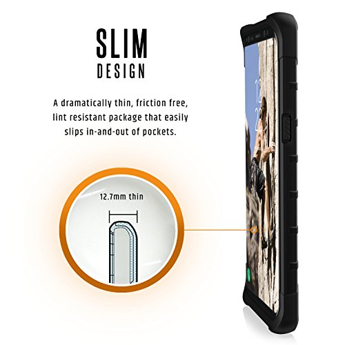 URBAN ARMOR GEAR GLXS8-A-BK - Carcasa para Samsung Galaxy S8  Color Negro