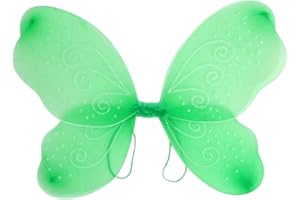 Topkids Accessories Grandes ailes de fée pour adultes et grands enfants, costume de fée clochette, ailes de fée des dents pour enfants