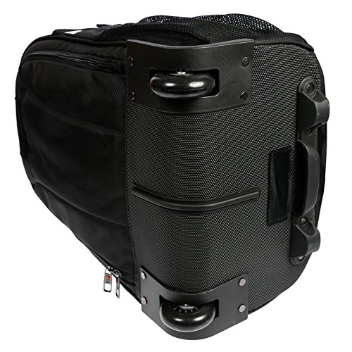 Christian Wippermann Buissnes Laptoptrolley Pilotentrolley mit Notebookfach inklusive Rucksack