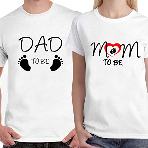 Powerpuff - Dad and Mom to be Unisex Couple T-shirts RS.720.00