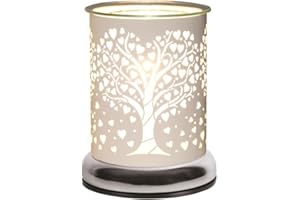 AROMA ACCESSORIES Aroma White Heart Tree Touch Electric Wax Melt Warmer