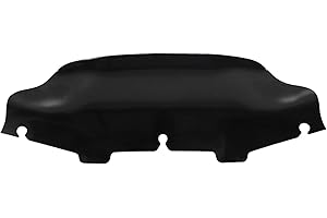 XMMT Pare-brise noir 15,2 cm pour Harley Davidson Touring Electra Street Glide 1996–2013