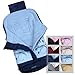 Infantastic Baby Sleeping Bag Winter Footmuff Warmer for Stroller Car Seat (Blue with pattern)