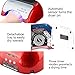 Finger Nail Toenail Nail Dryer 48W Gel Art Polish Tools Professional CCFL LED & UV Nail Lamp 3 Timer Setting SPA Equipment Diamond Shaped Quickly Dry Automatic Sensor Home Work Curling CoFashion