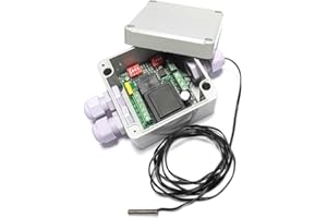 DANITECH Zirkulationspumpensteuerung Steuerung für Umwälzpumpe Warmwasser Brauchwasser Zirkulationspumpe 230V