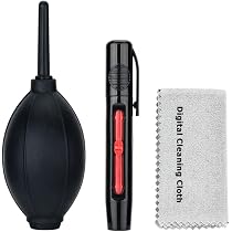 Kit De Nettoyage 5 En 1 Neewer Pour Objectifs & Capteurs - Stylo Brosse, Souffleur, Tampon 24mm, Chiffons
