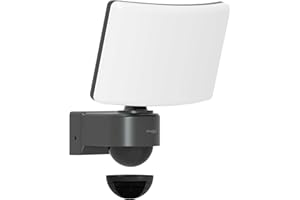 ‎OKTAPLEX LIGHTING Oktaplex Cali LED Strahler mit Bewegungsmelder Außen 3000K warmweiß 2940 Lumen IP65 Außenstrahler anthrazit - mit Master Funktion