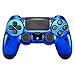 Produktbild eXtremeRate Hülle für PS4 Controller, Case Gehäuse Cover Oberschale Schutzhülle Skin Schale Shell für PS4 Pro PS4 Slim Playstation 4 Controller (CUH-ZCT2 JDM-040 JDM-050 JDM-055)-Chrome Blau