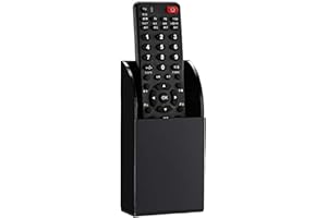 MEIRRAI Organizador Escritorio, Organizador Mandos TV, Caja de Almacenamiento de Control Remoto, Universal Soporte para Mandos a Distancia de Pared Acrílico, Ideal para Sala y Dormitorio (1 Caja)