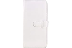 MUZIRI KINOKOO Mini album fotografico in pelle PU portafoglio album dessert tempo album compatibile per Fuji Instax SQUARE SQ1 SQ20 SQ10 SQ6 fotocamera Share SP-3 supporto 80 tasche (bianco)