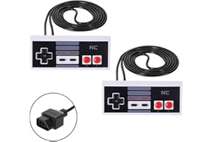 NC Klassische NES-Controller für NES 8-Bit-Entertainment-System-Konsolen-Steuerungspad (2 Stück)