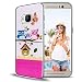 Produktbild HTC One M7 Bilder Case, Conie Mobile Motiv Hülle Backcover Rückschale, Silikon TPU Schutzhülle