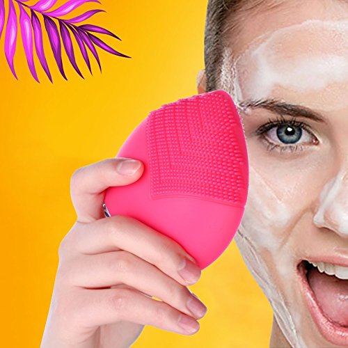 SUNMAY Elektronische Gesichtsreinigungsbürste, Anti-Aging Sonic Vibration Silikon Wasserdicht Hautreinigung Pflege Gesichtsbürste Reiniger - 7