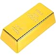 TOYANDONA Fake Gold Bar Fake Golden Brick Replica Gold Bar Bullion Gold Bar Decorations Realistic Gold Bar Brick Prop Movie Prop Novelty Gift Joke,16.5X7.6X4.8CM