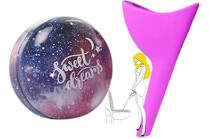 TAXUALLY Imbuto per Pipi Donna,Dispositivo per Orinatoio Femminile in Silicone Riutilizzabile Permette alle Donne di Fare Pipì in Piedi, Cono da Donna è Perfetto per Viaggi Rosa