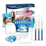 "★ FUNCIÓN BIEN Y MUESTRA TUS SONRISAS BLANCAS: El kit de blanqueamiento dental puede eliminar las manchas de los dientes resultantes del café, té, vino, jugo y tabaco. Reduce la sensibilidad dental y elimina las manchas dentales. ¡Con hermosos dientes, eres más atractiva!"