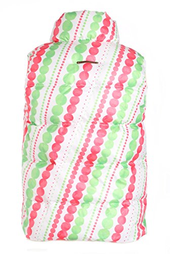 SVG-Womens-High-Neck-Polka-Dotted-Golf-Down-Vest-Casual-Sport-Winter-Gilet