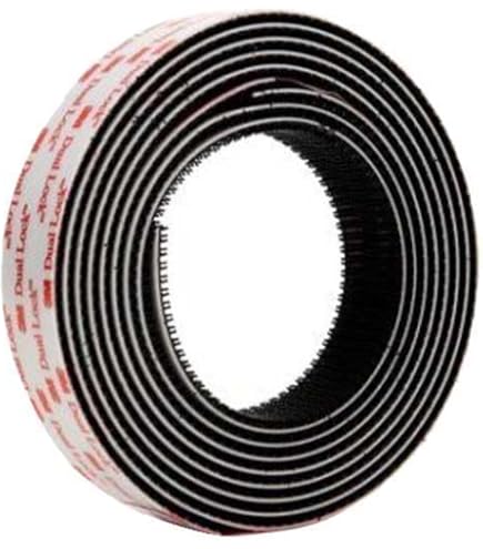 3M SJ3550 Dual Lock klittenband, plakband, lijm, klittenband, 100 cm strepen, zwart, RACEFOXX 3M SJ3550 Dual Lock klittenband, plakband, lijm, klittenband, 100 cm strepen, zwart, RACEFOXX