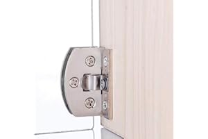 KAFENDA 1 paire de charni¨¨res de porte en verre affichage vin refroidisseur clip porte charni¨¨re pi¨¨ces de rechange pour verre de 5 ¨¤ 8 mm d'¨¦paisseur