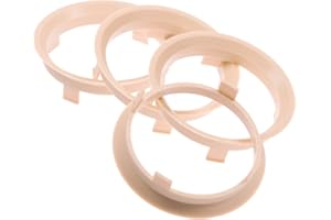 RKC 4X Zentrierringe 60,1 x 56,1 mm Beige Hochwertiger ABS Kunststoff Nabenkappen Made in Germany