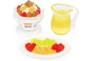 Odoria 1/12 Miniatura Frutta Succo e Gelato Accessori Casa Bambole